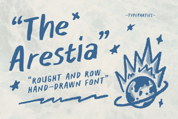 Arestia: A Bold Display Font for Creative Branding Projects