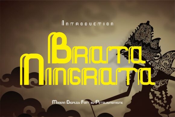Brata Ningrata: Elevating Campaign Design with Elegant Display Typography