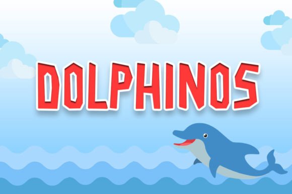 Dolphinos: A Playful Display Font That Brings Handmade Designs to Life