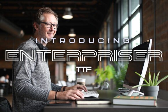 Enterpriser: A Stylish Display Font for Modern Business Branding