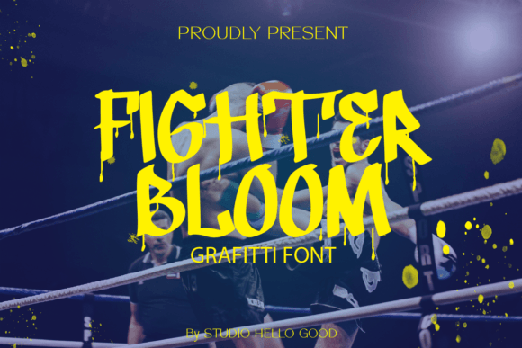 Fighter Bloom: A Bold Display Font for Business Branding