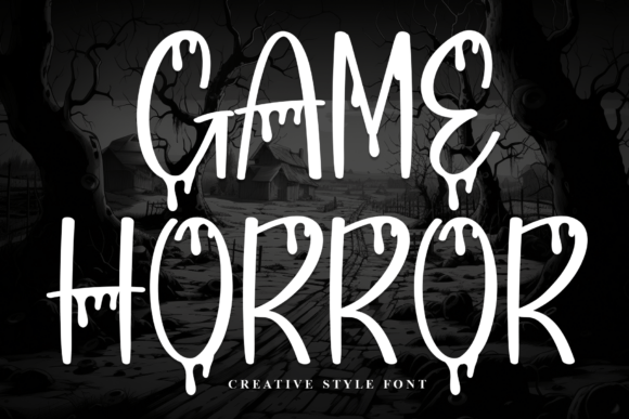 Game Horror: A Playful Display Font for Warm, Engaging Campaign Visuals