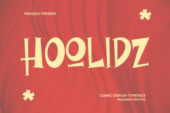 Hoolidz: A Playful Comic Display Typeface for Bold Brand Identities