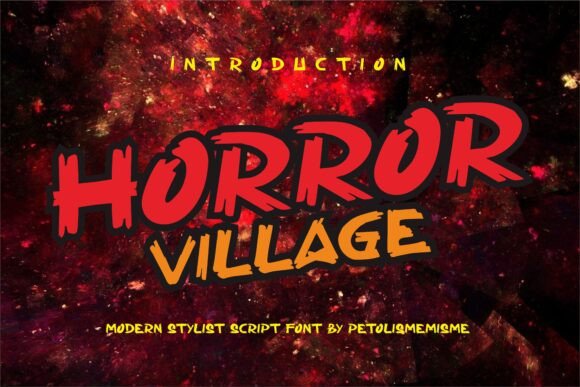 How the Horror Village Font Transformed My Small Business Branding