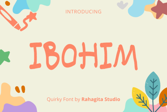 Ibohim: A Whimsical Display Font for Handmade Labels, Invitations & Creative Packaging