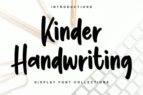 Kinder Handwriting: A Festive Font for Handmade Holiday Magic