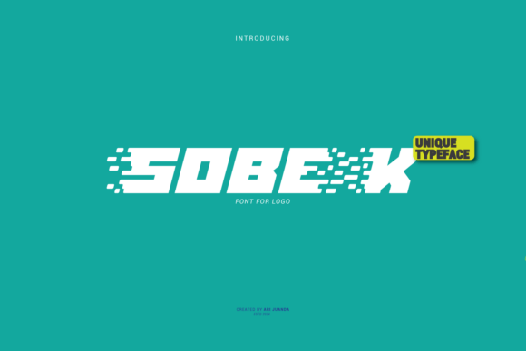 Sobek: A Bold Display Font for High-Impact Design