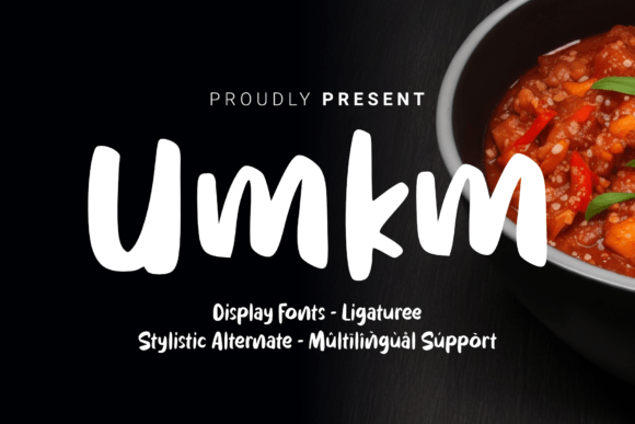 Umkm Font: Adding Personality to Web Design with a Brushcrafted Display Typeface