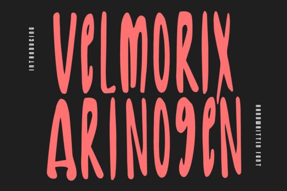 Velmorix Arinogen: A Handwritten Font That Brings Personality to Web Design